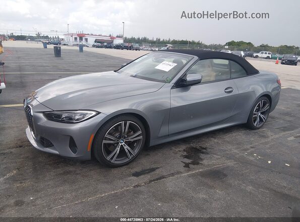 WBA23AT07PCM11161 2023 BMW 4 SERIES Gray Front left