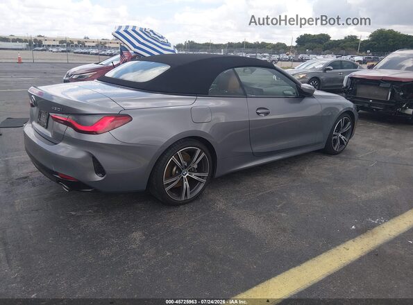 WBA23AT07PCM11161 2023 BMW 4 SERIES Gray Rear right