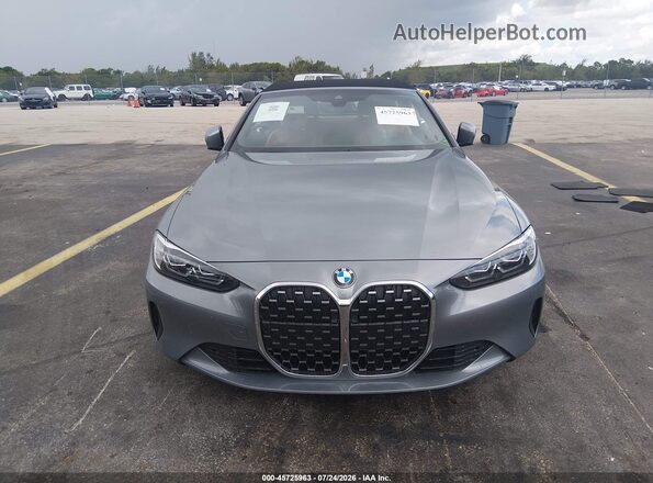 WBA23AT07PCM11161 2023 BMW 4 SERIES Gray Instrument cluster view