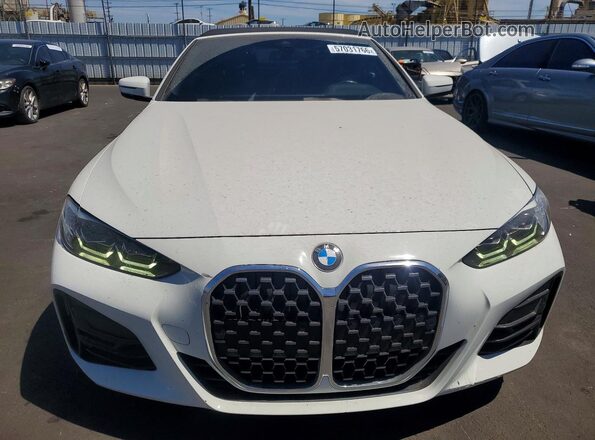 WBA23AT08MCG80333 2021 BMW 4 SERIES White Widok z przodu