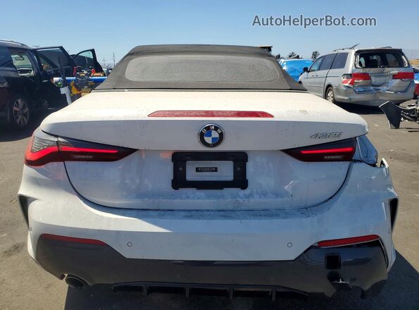 WBA23AT08MCG80333 2021 BMW 4 SERIES White Widok z tyłu
