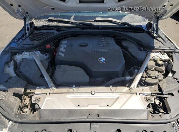 WBA23AT08MCG80333 2021 BMW 4 SERIES White Widok wnętrza z tyłu