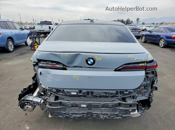 WBA23EH00RCP97991 2024 BMW 7 SERIES Gray Widok z tyłu