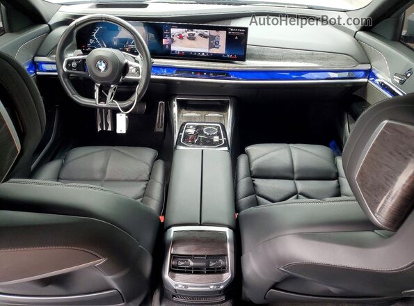 WBA23EH00RCP97991 2024 BMW 7 SERIES Gray Widok deski rozdzielczej