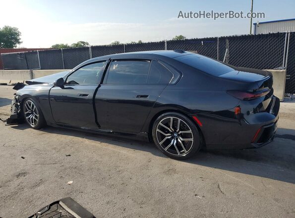 WBA23EH08PCM14277 2023 BMW 7 SERIES Черный Задняя левая четверть