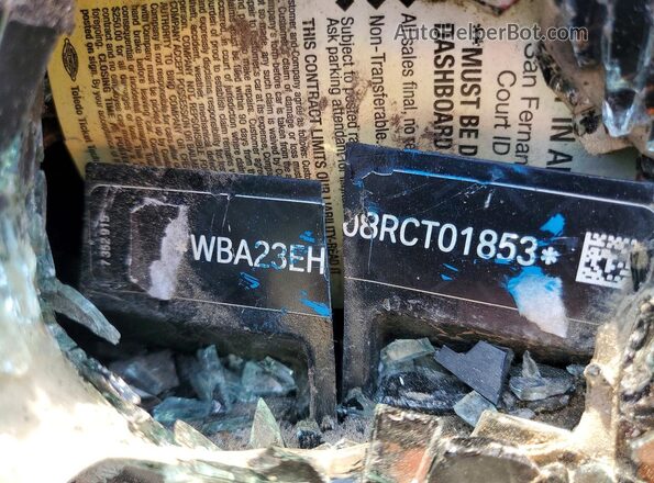 WBA23EH08RCT01853 2024 BMW 7 SERIES Black VIN sticker view