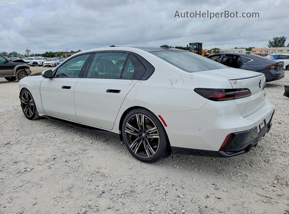 WBA23EH0XSCV31352 2025 BMW 7 SERIES White Tył lewy