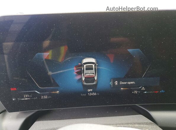 WBA23GG03S7S20481 2025 BMW 2 SERIES Gray Instrument cluster view