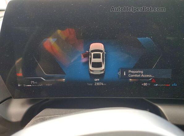 WBA23GG04T7U13238 2026 BMW 2 SERIES White Vista del cuadro de instrumentos
