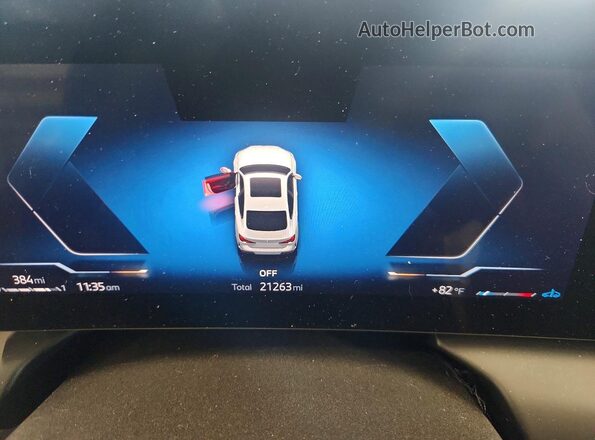 WBA23GG08T7U34108 2026 BMW 2 SERIES White Widok zestawu wskaźników