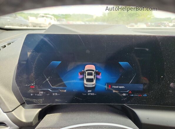 WBA23GG0XT7T82691 2026 BMW 2 SERIES White Instrument cluster view