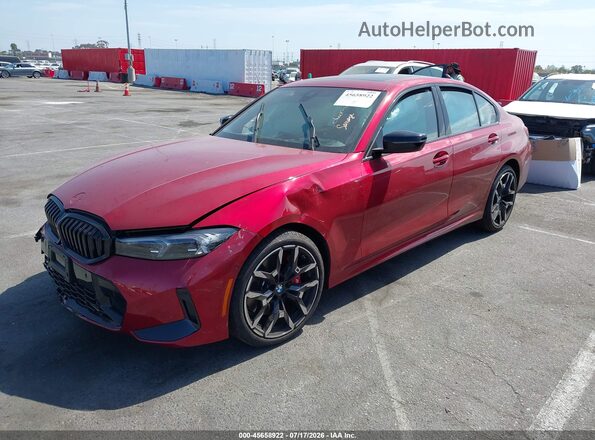 WBA23LA04TFW60248 2026 BMW 3 SERIES Red Առջևի ձախ երեք քառորդ տեսարան