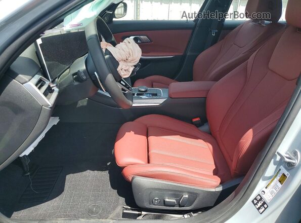 WBA23LA09TFW57264 2026 BMW 3 SERIES Gray Widok wnętrza z przodu