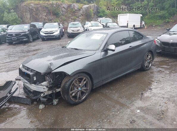 WBA2G3C30HV641415 2017 BMW M2 Серый Передняя левая четверть