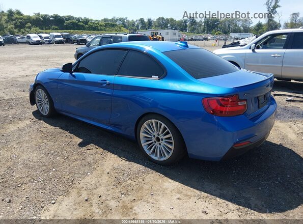 WBA2G3C33HV986714 2017 BMW M2 Blue Rear left