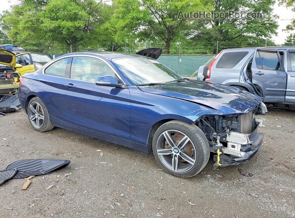 WBA2H9C36HV642553 2017 BMW 2 SERIES Blue Przód prawy