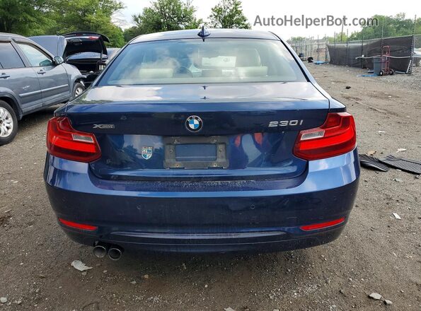 WBA2H9C36HV642553 2017 BMW 2 SERIES Blue Widok z tyłu