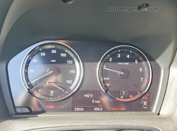 WBA2J1C08L7F74350 2020 BMW 2 SERIES Red Սարքավորումների վահանակի տեսք