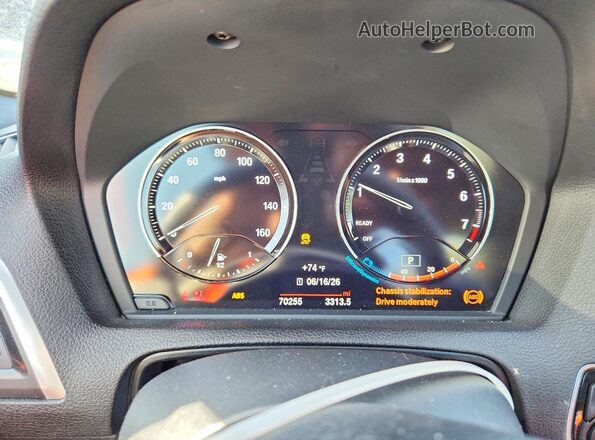 WBA2J1C54JVD09798 2018 BMW 2 SERIES Серый Вид щитка приборов