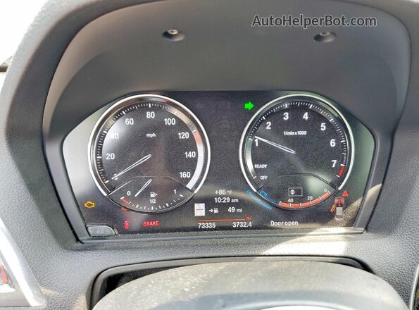 WBA2J5C53JVB27873 2018 BMW M2 Charcoal Instrument cluster view