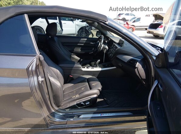 WBA2L1C30HV666511 2017 BMW M2 Gray წინა სალონის ხედი