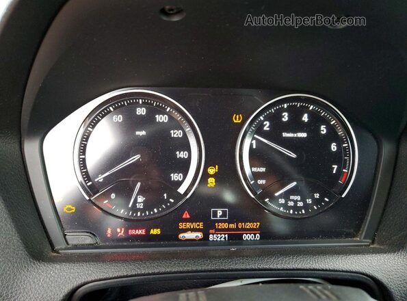 WBA2M7C55JVD51729 2018 BMW 2 SERIES Gray Vista del cuadro de instrumentos