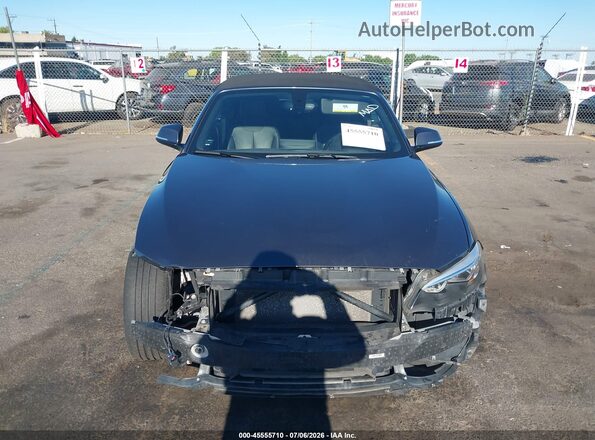 WBA2M9C51HV717351 2017 BMW 2 SERIES Gray Սարքավորումների վահանակի տեսք