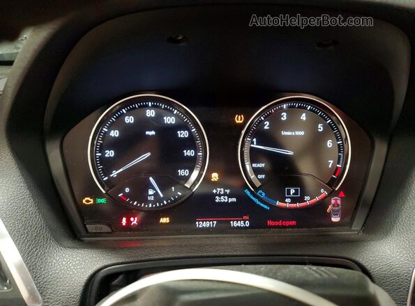 WBA2N3C51JVC29391 2018 BMW M2 Gray ხელსაწყოთა პანელის ხედი