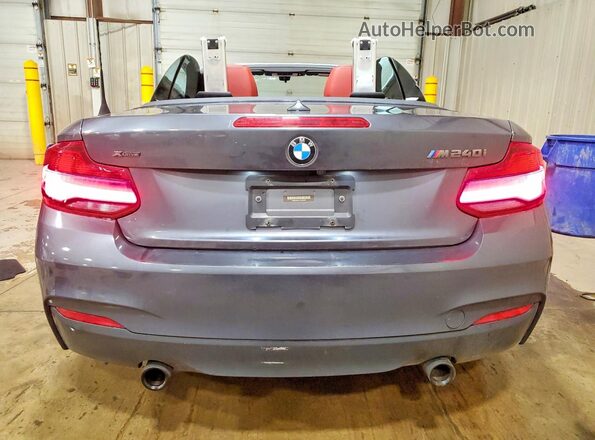 WBA2N3C51JVC29391 2018 BMW M2 Gray უკანა ხედი