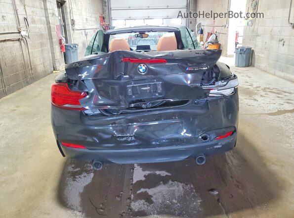 WBA2N3C56KVE46257 2019 BMW M2 Black Вид ззаду