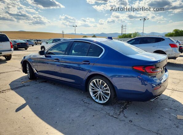 WBA33AG01PCM24311 2023 BMW 5 SERIES Blue Հետևի ձախ