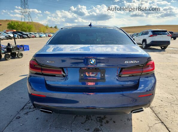 WBA33AG01PCM24311 2023 BMW 5 SERIES Blue Հետևի տեսք