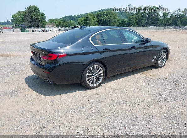 WBA33AG08MCG69346 2021 BMW 5 SERIES Black Rear right