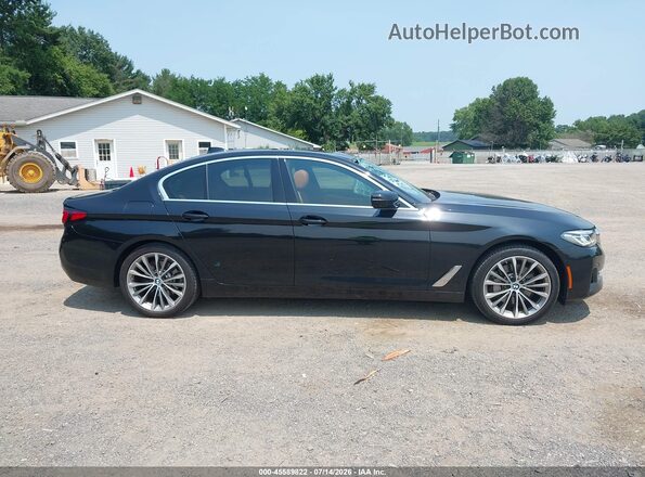 WBA33AG08MCG69346 2021 BMW 5 SERIES Black Rear interior view