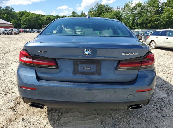 WBA33AG08PCM53871 2023 BMW 5 SERIES Blue Vista trasera