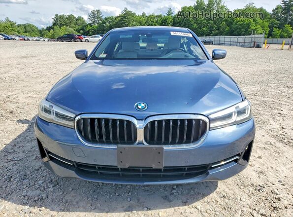 WBA33AG08PCM53871 2023 BMW 5 SERIES Blue Vista frontal
