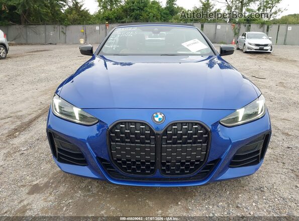 WBA33DB07SCT17524 2025 BMW 4 SERIES Blue Widok zestawu wskaźników