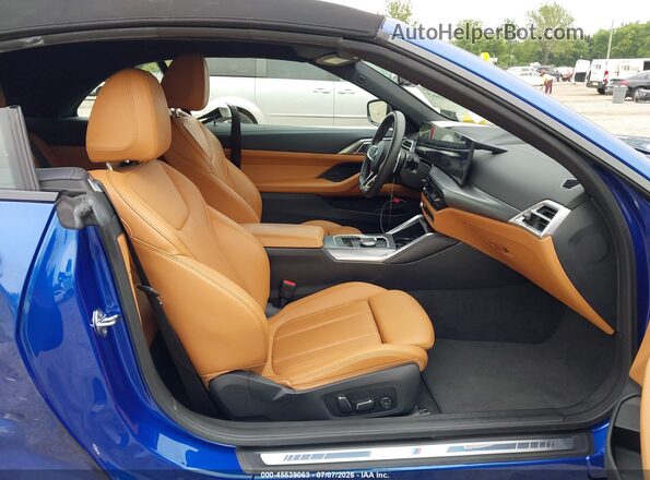 WBA33DB07SCT17524 2025 BMW 4 SERIES Blue Widok wnętrza z przodu