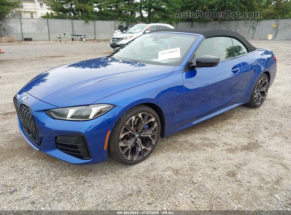 WBA33DB07SCT17524 2025 BMW 4 SERIES Blue Przód lewy