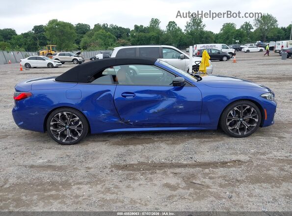 WBA33DB07SCT17524 2025 BMW 4 SERIES Blue Widok wnętrza z tyłu