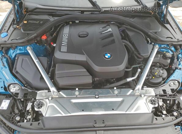 WBA33FB01SFU86867 2025 BMW 4 SERIES Blue Widok wnętrza z tyłu
