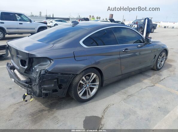 WBA3N7C51GK228311 2016 BMW 4 SERIES Серый Задняя правая четверть