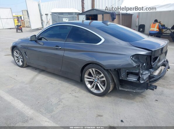 WBA3N7C51GK228311 2016 BMW 4 SERIES Серый Задняя левая четверть