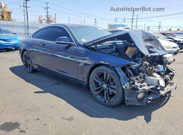 WBA3N7C54GK225550 2016 BMW 4 SERIES Blue Front right