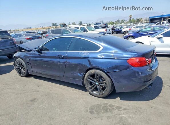 WBA3N7C54GK225550 2016 BMW 4 SERIES Blue Rear left