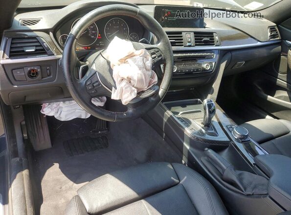 WBA3N7C54GK225550 2016 BMW 4 SERIES Blue Dashboard view