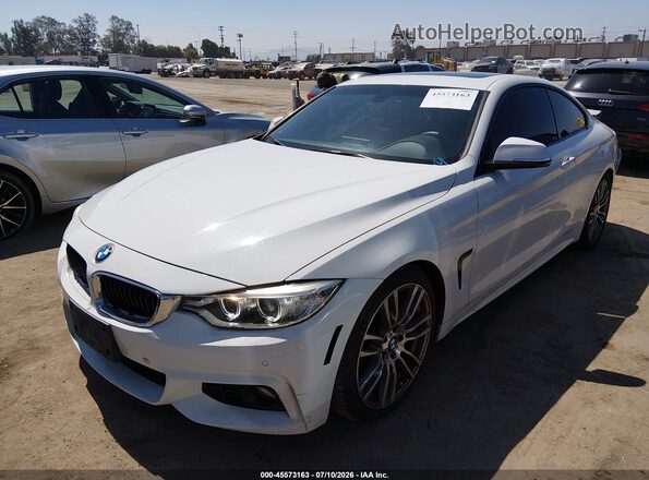 WBA3N7C57GK226630 2016 BMW 4 SERIES White Przód lewy
