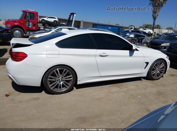 WBA3N7C57GK226630 2016 BMW 4 SERIES White Widok wnętrza z tyłu