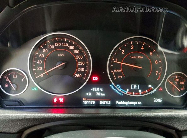WBA3N9C53GK250077 2016 BMW 4 SERIES Black Սարքավորումների վահանակի տեսք