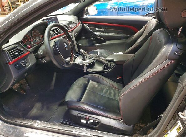 WBA3N9C53GK250077 2016 BMW 4 SERIES Black Սալոնի դիմացի տեսք